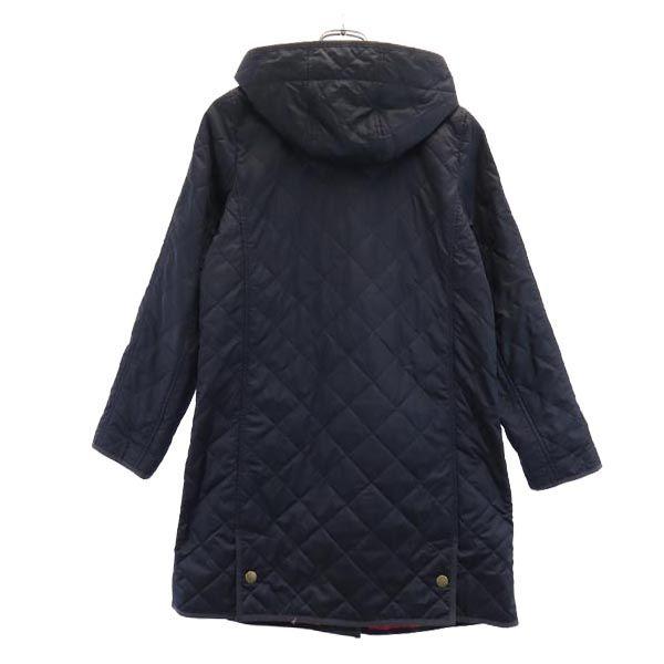 MACKINTOSH PHILOSOPHY Quilted Coat 36 Navy System Sanyo Shokai Women Used