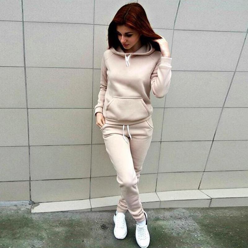 Spring 2024 Women's Long Sleeve Hoodie and Pants Set