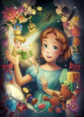 500-Piece Jigsaw Puzzle Disney "Tinker Bell & Wendy" [Light-Up Puzzle] (35x49cm)