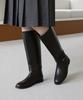 SAPPUN J-Lynn Buckle Strap Long Boots (1.5Cm)