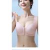 Plus Size Front Clasp Bra with Wide Straps for Women - Comfortable and Supportive Design