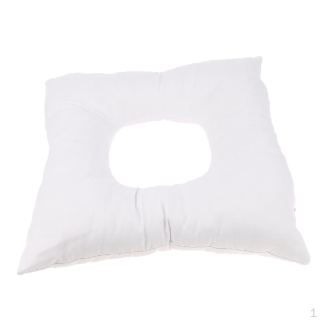 

Профессиональная подушка Gesicht Wiege стола массажной кровати с дыхательным отверстием, белая