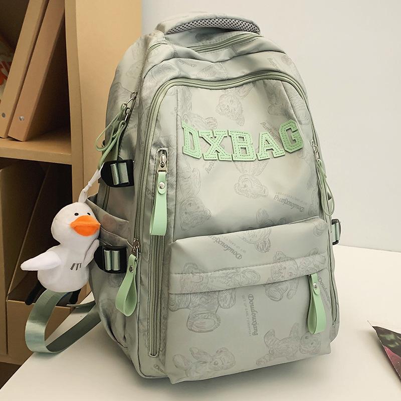 College Students  Girls  High School Students  Burgundy Large Capacity Male Backpack  Junior High School Students  Backpack