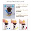 Men's Rotating Tai Chi Massage Slippers – 2024 Summer Anti-Slip Indoor Acupoint Foot Therapy.