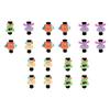 4Pcs High Elastics Chair Leg Caps Sturdy Anti Scratch Rubber Protectors Quiet Floor Guards 13 20mm Diameter Designs