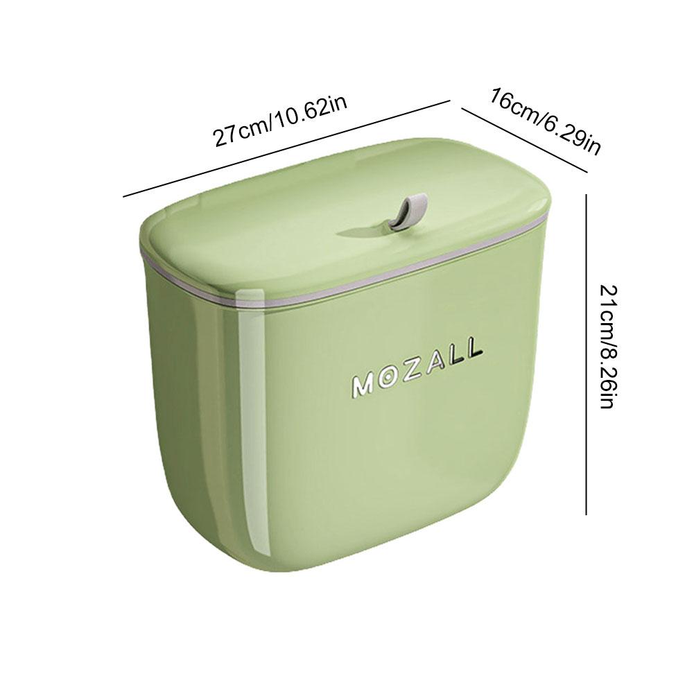 Подвесное мусорное ведро 8/12 л Кухонное мусорное ведро Мусорный бак Мусорное ведро Большой емкости Настенное мусорное ведро с крышкой Мусорный контейнер