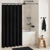 Waterproof Plain Waffle Shower Curtain Mildew-proof Bathroom Partition Curtain  Toilet