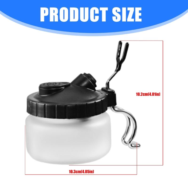 Heavy Duty Airbrush Cleaner Cleaning Pot Efficient Paint Removal Tool For Water Based Oil Color Artwork Maintenance