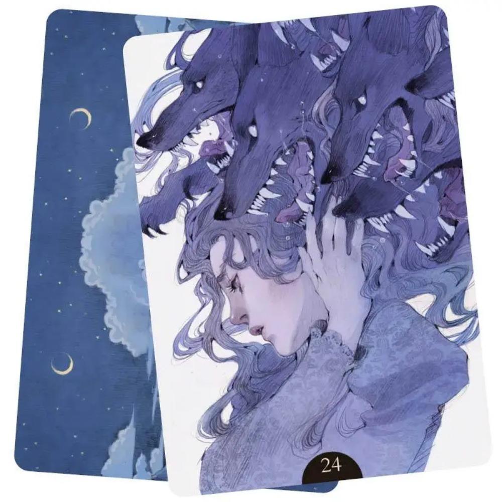 Loputyn Orakeldeck, 36 Karten, eine Mischung aus Mysterien und Märchenanspielungen, 10,4 x 7,3 cm