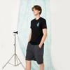 Tanboer Men's Printed Round Neck Short Sleeve T-Shirt