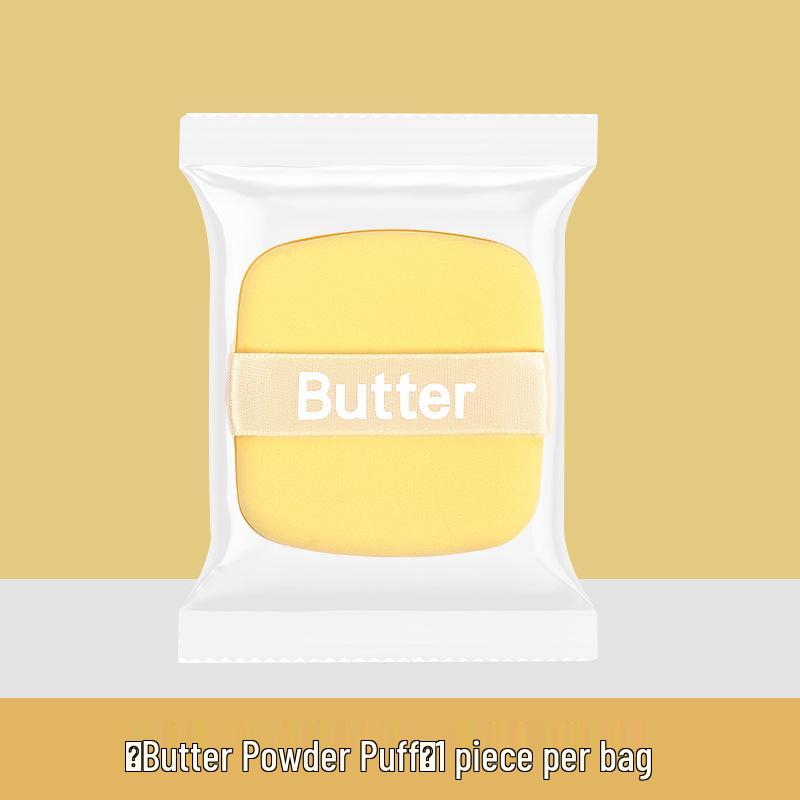 Super Soft Dual-Use Butter Cookie Cushion Puff for Loose Powder & Liquid Foundation