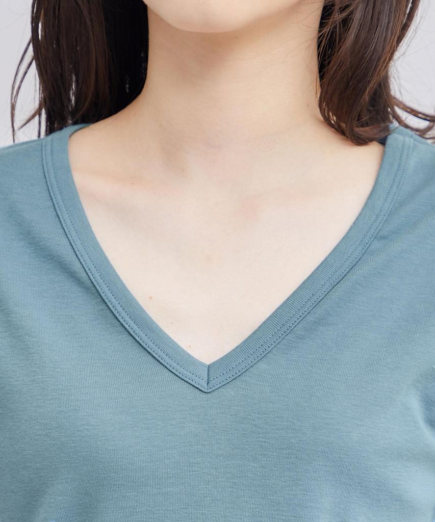 ROPE PETIT BATEAU In White Maine Women's V-Neck T-Shirt (10)