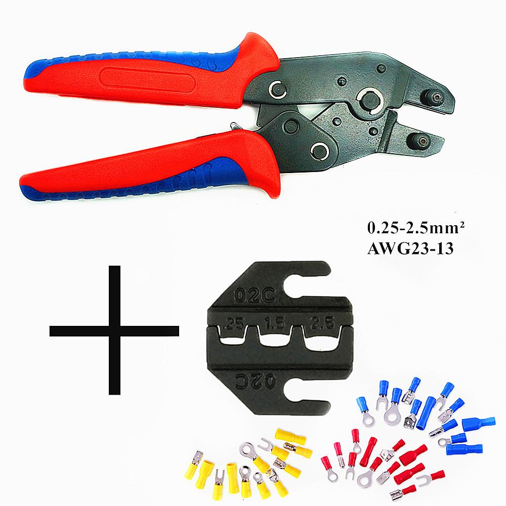 Crimping Pliers Set SN-48BS(=SN-48B+SN-28B) Jaw Kit for 2.8 4.8 6.3 VH3.96/Tube/Insulation Terminals Electrical Clamp Min Tools