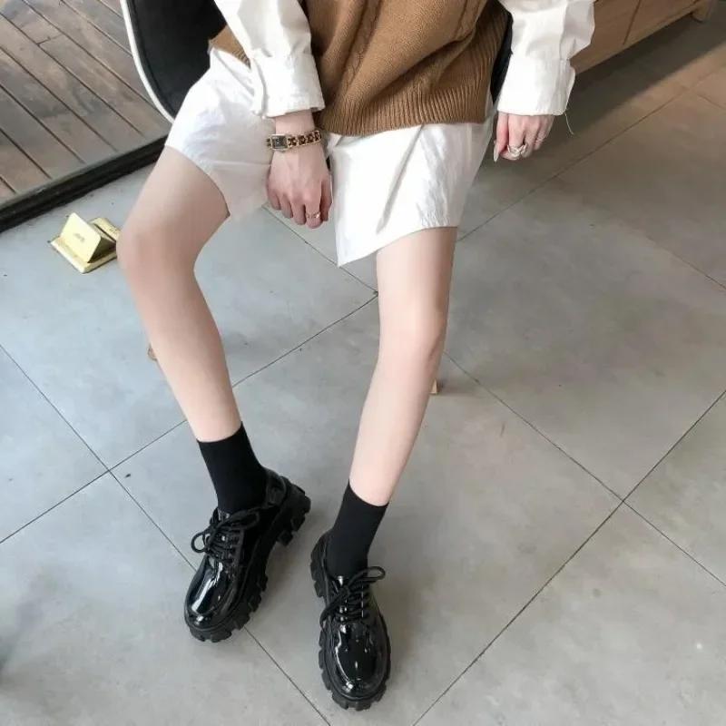 Black Chunky Platform Heels Mary Jane Shoes Lolita Platform Shoes Oxfords Women Student Girls Kawaii Pumps Shoes for Women