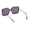 TF Spiegelbeine Colorblock Design Metall Quadratische Sonnenbrille Unisex Sonnenbrille Gold FT1039F-05D