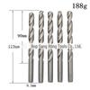 10-Piece High-Speed Steel Twist Drill & 5-Piece Hand Drill Bit Set