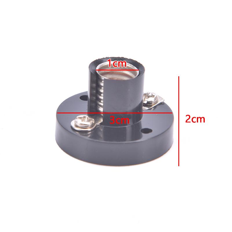 Mini Screw Lamp Base E10 Lamp holder Light Bulb Socket Holder Adapter DIY Flat Lamp Bases Physics Electric Beads Testing Parts