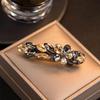 Geometric Rhinestone Crystal Hair Clip - Korean Style Celebrity Trend for Bangs and Straight Hair