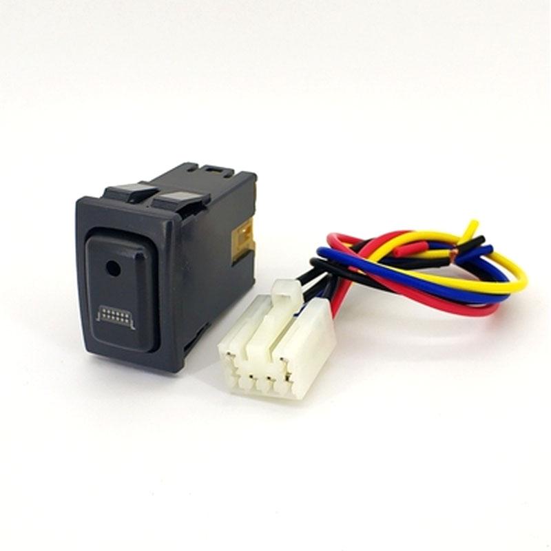 1PC LED Fan Heating Rearvie Radar Parking Sensor Fog Light Rearview Mirror Folding Switch Button For Suzuki Jimny 2007-2015