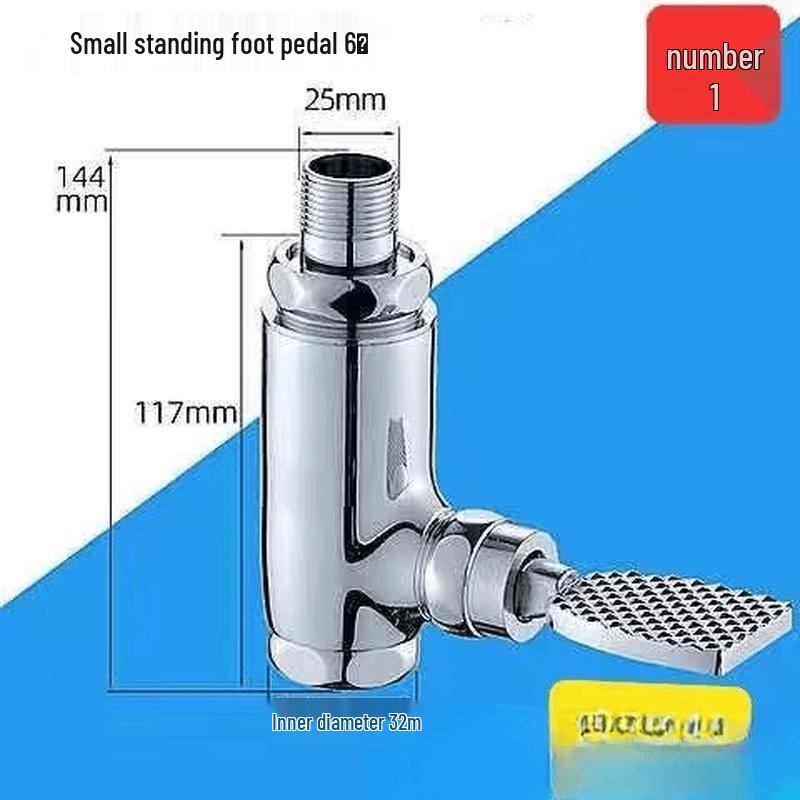 OEING Foot Pedal Toilet Flush Valve