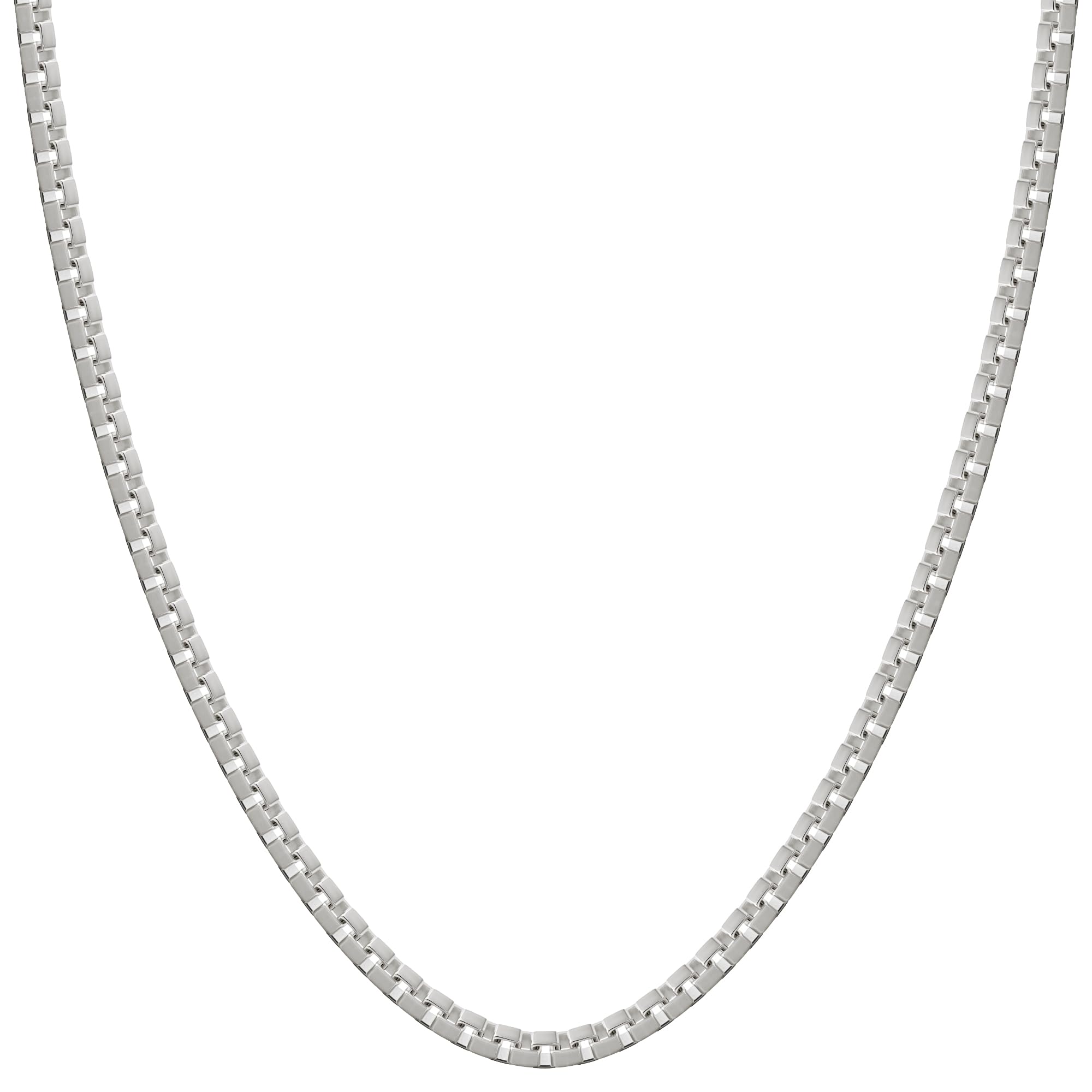 

Длинная венецианская цепочка из серебра 925 пробы для мужчин и простая [Shinjuku Kura] цепочка, примерно. Ширина 3,2 мм, 45-60 см (45см), Женщины, Толстые,