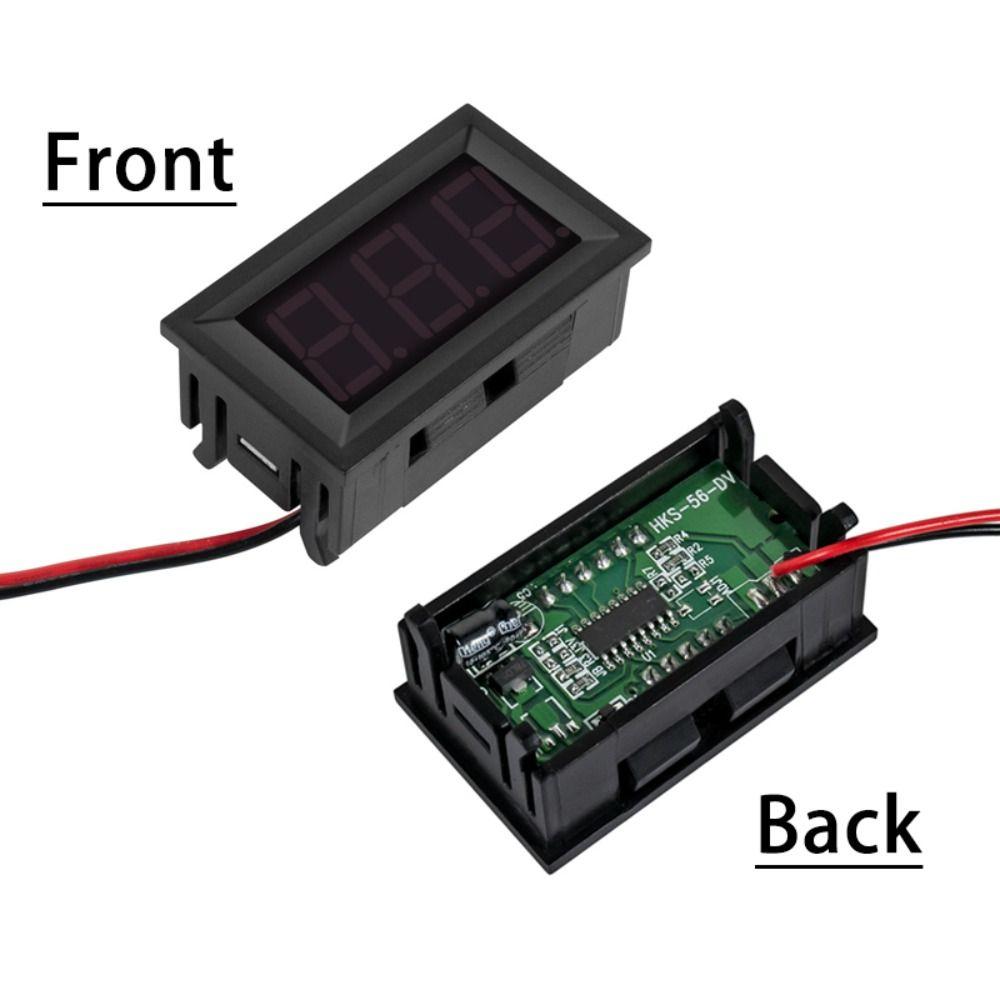 DC Voltage Display LED Digital Voltmeter Voltage Gauge Automotive Voltmeter Voltage Panel Meter
