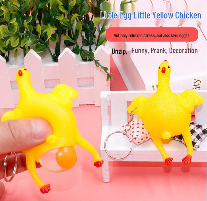 Cross-Border Decompression Toys: Fluid Egg Yolk Pastry, Hamburger Vent & Squirrel Cup. Slow Rebound, Pinch & Squeeze for Stress Relief.