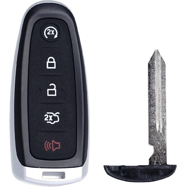 Car Key Fob Replacement Fits For Ford Explorer Edge 2011-2015 Expedition Flex Taurus 2013- Focus Escape Lincoln MKS MKT MKX Navigator Keyless Entry