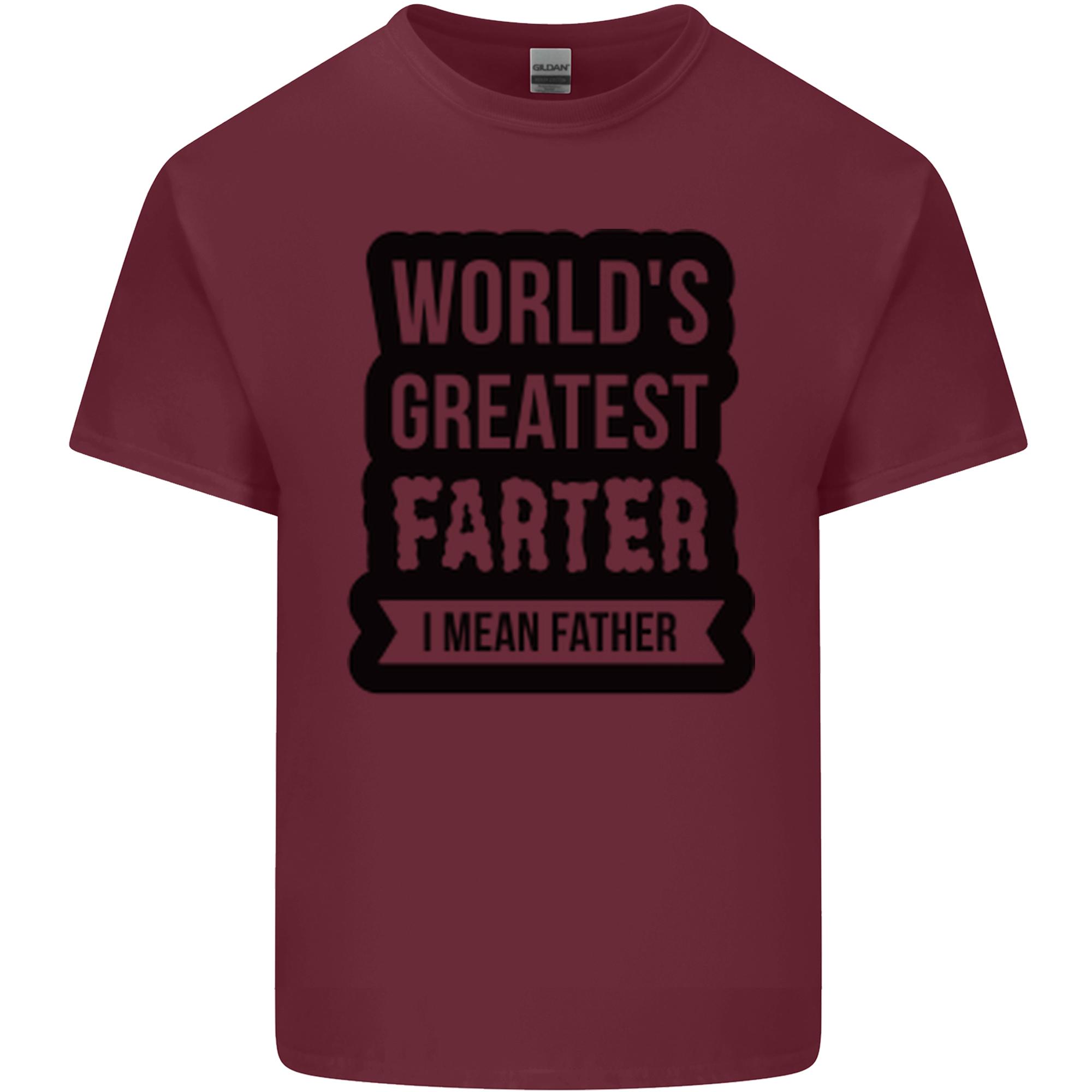 Fathers Day Farter Funny Flatulence Farting Unisexs Light Cotton TShirt S