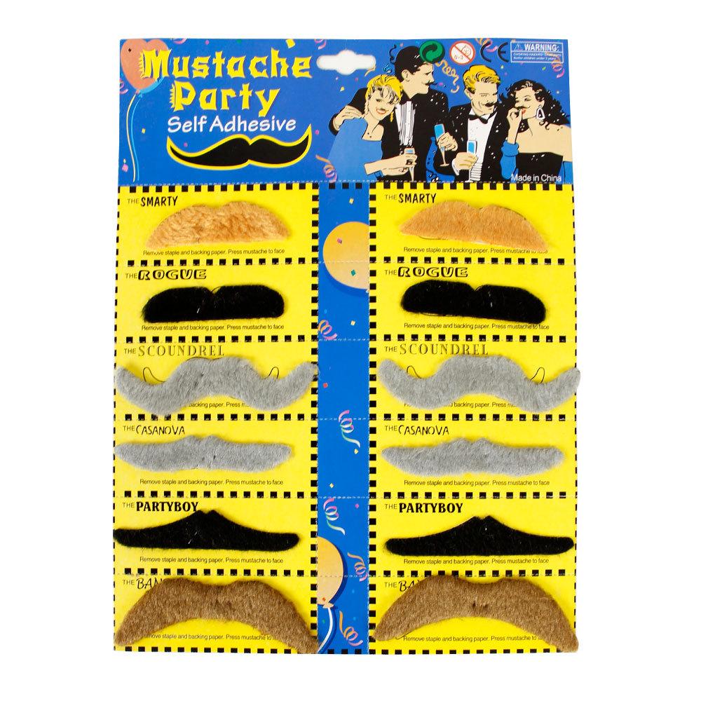 Halloween Barba și Mustață Falsă cu Opt Personaje Recuzită de Petrecere