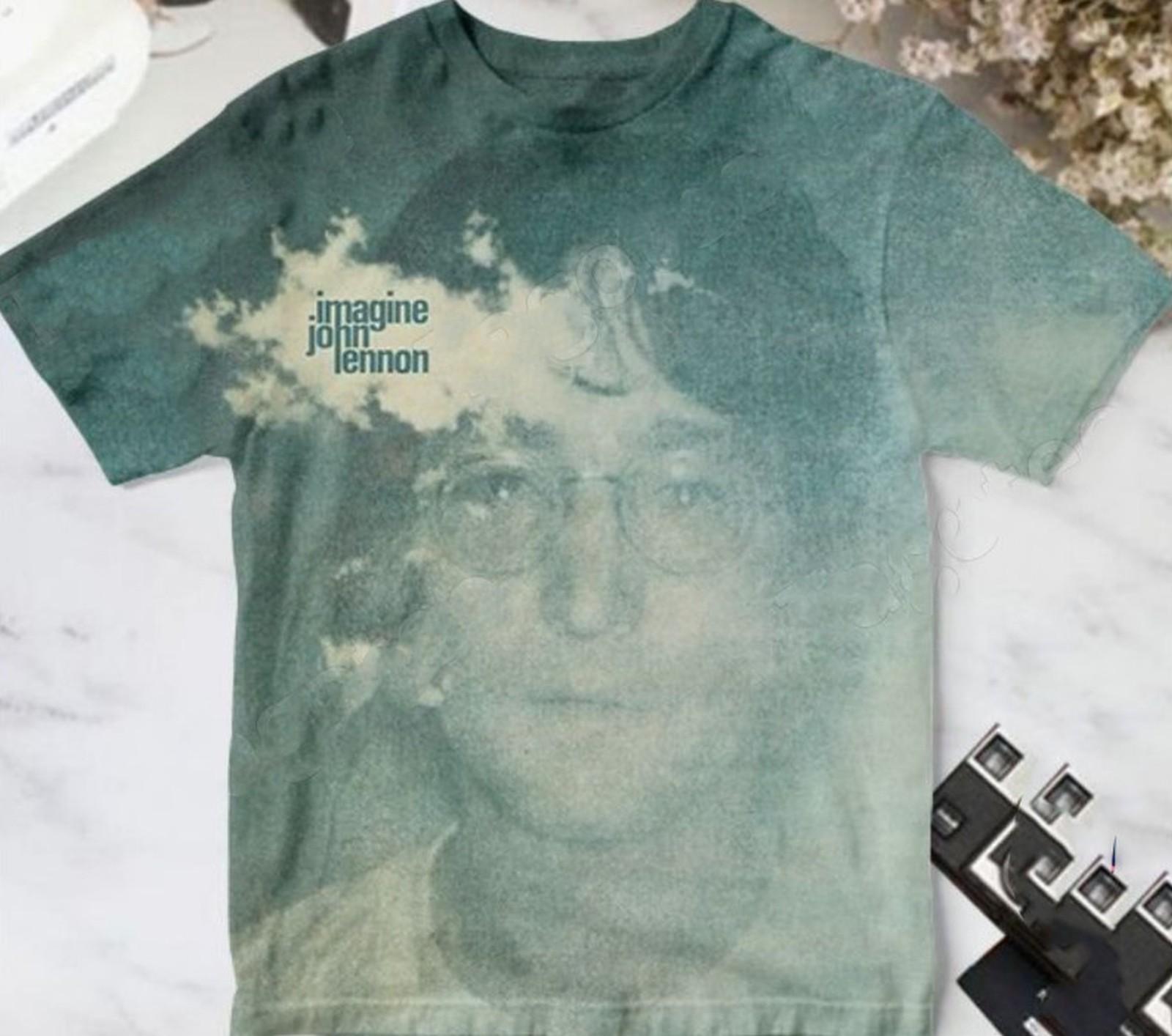 John Lennon Imagine Album Cover Green Gift AOP 3D T-shirt S