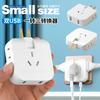 USB Converter Plug Multi-Outlet Power Adapter High-Power Portable Travel Charger Home Socket Multi-Function Charging White Less