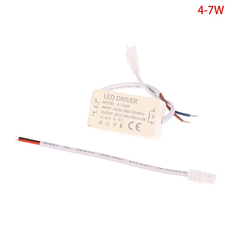 Led Driver 300Ma 1-3W 3-5W 4-7W 8-12W 12-18W 18-25W 25-36W 20/30/36W Led Power Supply Unit Ac85-265V Led Lighting Transformers