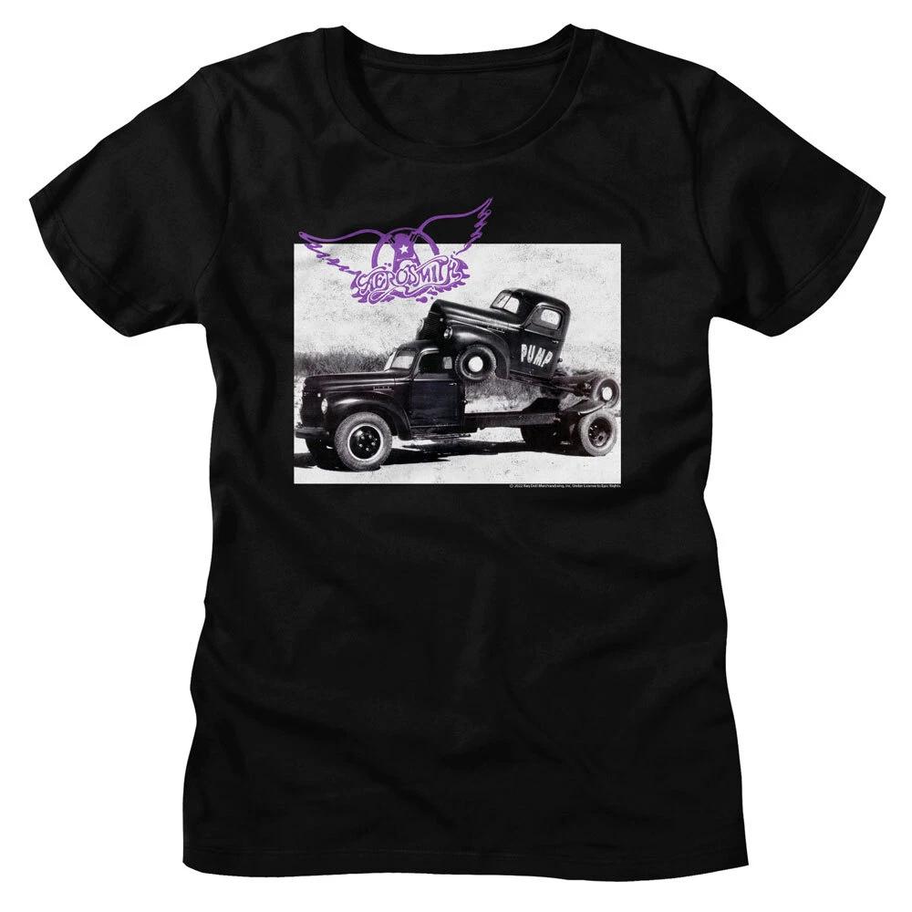 Aerosmith Pump Album Cover 1989 Women s T Shirt Rock Band Music Merch XL