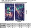 Blackout Wolf Curtains Retro Nature Wildlife Drapes Aurora Forest Wolves Animal Pattern Window Treatments Curtain Living Made Of Polyester Washable