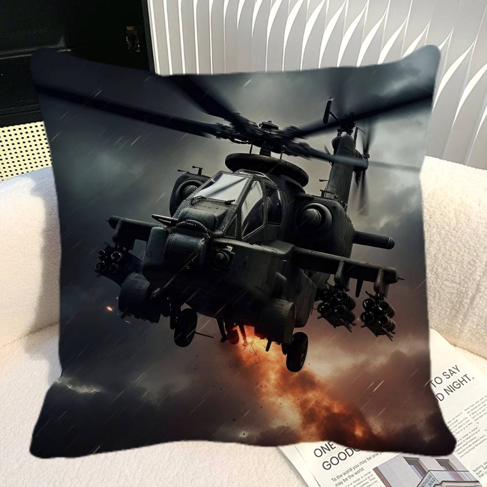Combat Aircraft F Fighter Eurofighter Typhoon V Airplane Pillow Case Square Sofa Leisure Comfort Cushion Car Home Decoration
