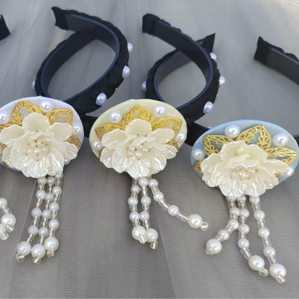 Quasten Hanbok Haarband Perlen Bühnentanz Haarreif Mode Koreanisches Stirnband Aufführung