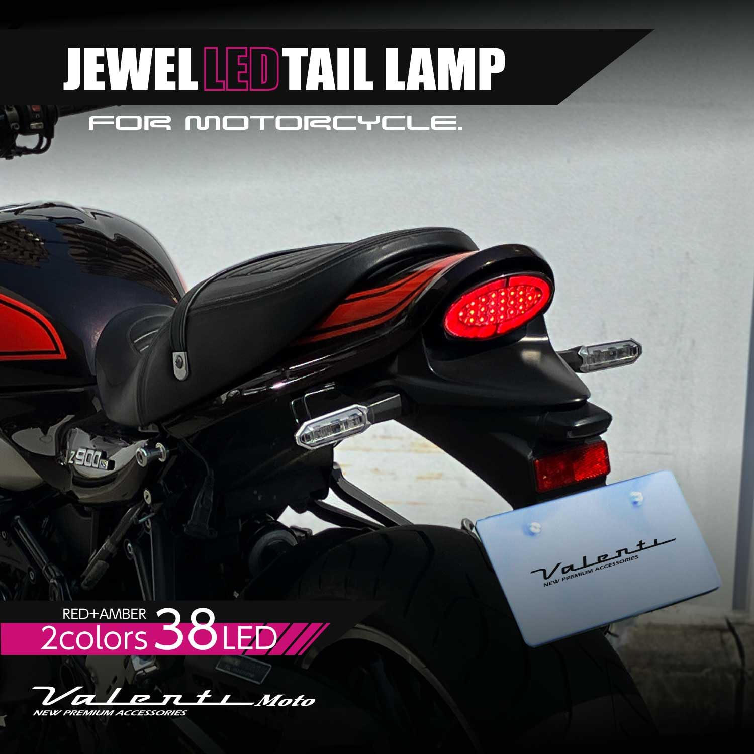 

Valenti Moto Jewel LED Tail Lamps for Kawasaki Z900RS [MTK-18Z9RS-SC]