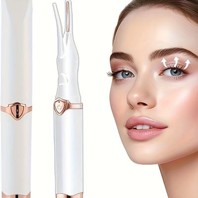 Heated Eyelash Curler USB Rechargeable Electric Eyelash Curler24H Long-Lasting Natural Eyelashes 3 Heating Modes