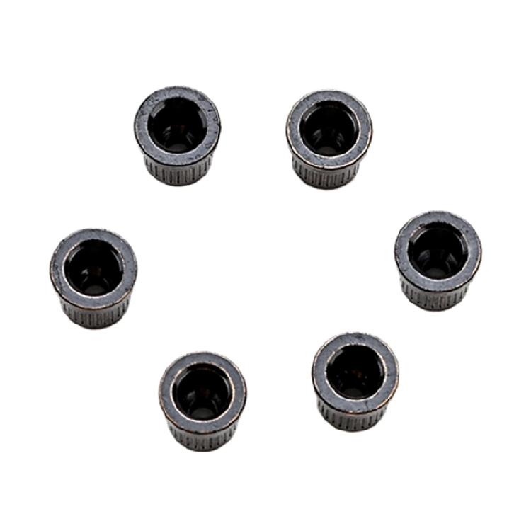 6 Pcs Guitar Through Body String Ferrules Replacement Guitar Parts Easy Install