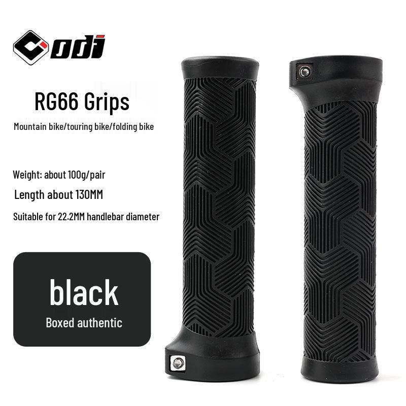 

ODI Anti-slip Rubber Handlebar Grips for Mountain & Folding Bikes - Lock-On, Shock-Absorbing, Ideal for Dirt Trails & Off-road Riding Original Box