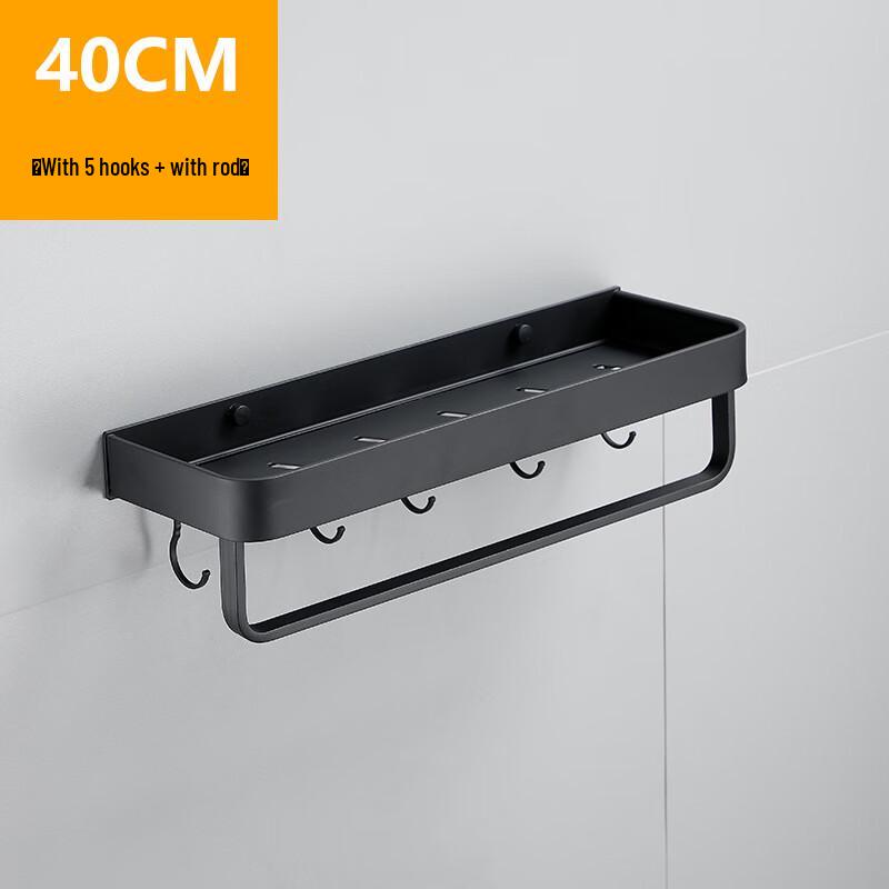 Punch-Free Wall-Mounted Storage Shelf