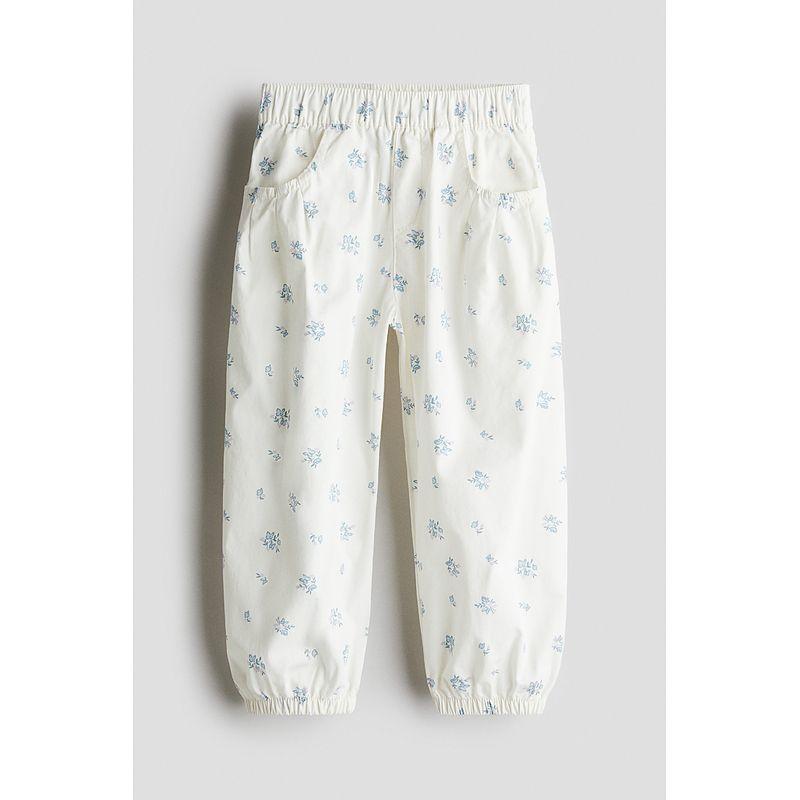 

HM Детская одежда Брюки для девочки 2025 Лето Новое поступление Цветочный принт Хлопок Физические Брюки от комаров Брюки 1282260