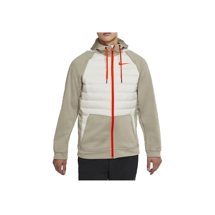

Nike Warm Colorblock Sports Training Hooded Cotton Jacket Men Outerwear Mystic-Stone BV6299-342 M