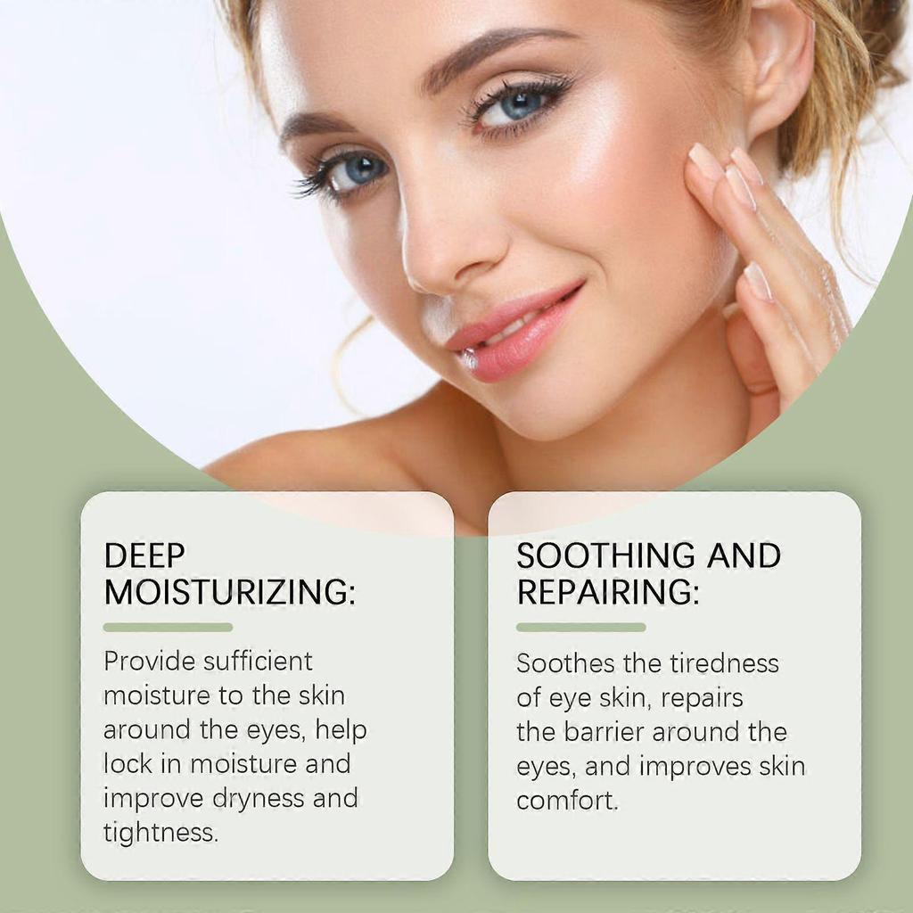 Viareline Olive Oil Eye Cream Smooths And Refines The Skin Around The Eyes, Daily Soothing Care, Deep Moisturization