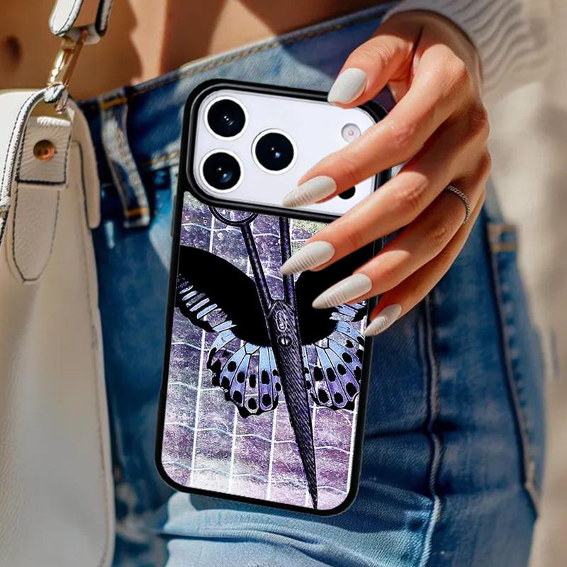 Hair Stylist Scissors Brush switch Novelty Fundas Phone Case For iPhone 17 Air 14 15 13 12 Max Cover For Apple 16 16e 11 Pro Max