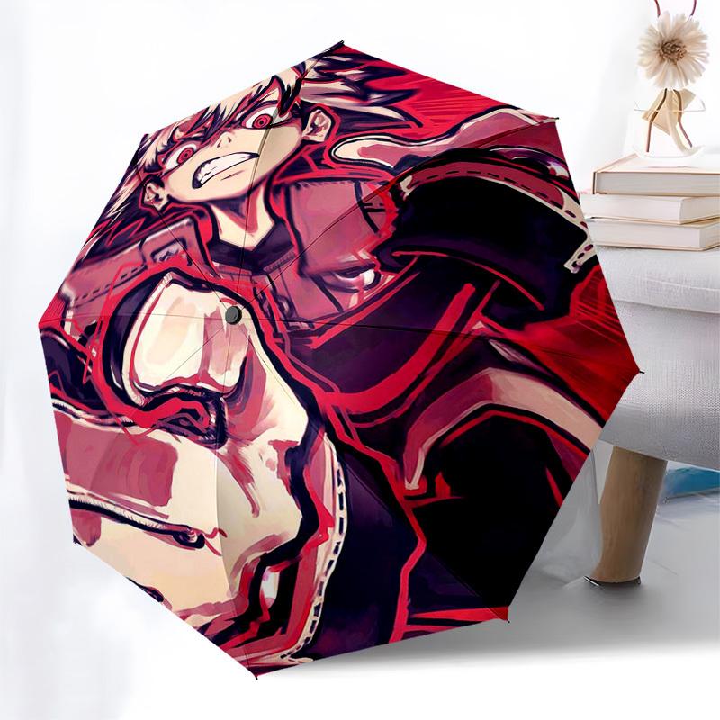 1pc Anime Character Outdoor Umbrella - Automatic Opening/Closing - Portable 3-Fold Design - 8 Bone Iron Frame - Perfect Gift for Fans, Travelers, Dail