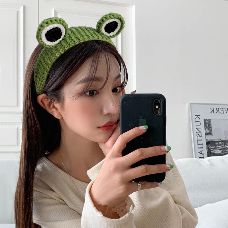 

Мультяшная повязка на голову для женщин, Милая вязаная шерстяная повязка на голову, Заколка для волос, Не- аксессуар для волос One Size