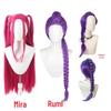 Dynamic SKPOP Demon Slayer Cosplay Wig: Fluffy Female Demon Hunter Mira Lumi