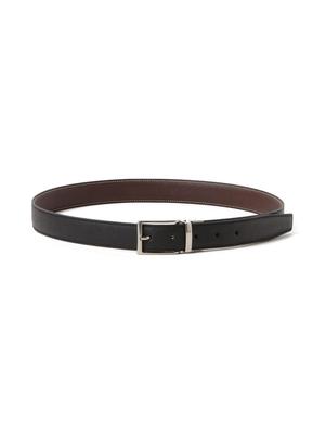 [BEAMS HART] Leather Belt, Reversible, Embossed Leather Belt, Men's, BLACKBROWN, ONE SIZE